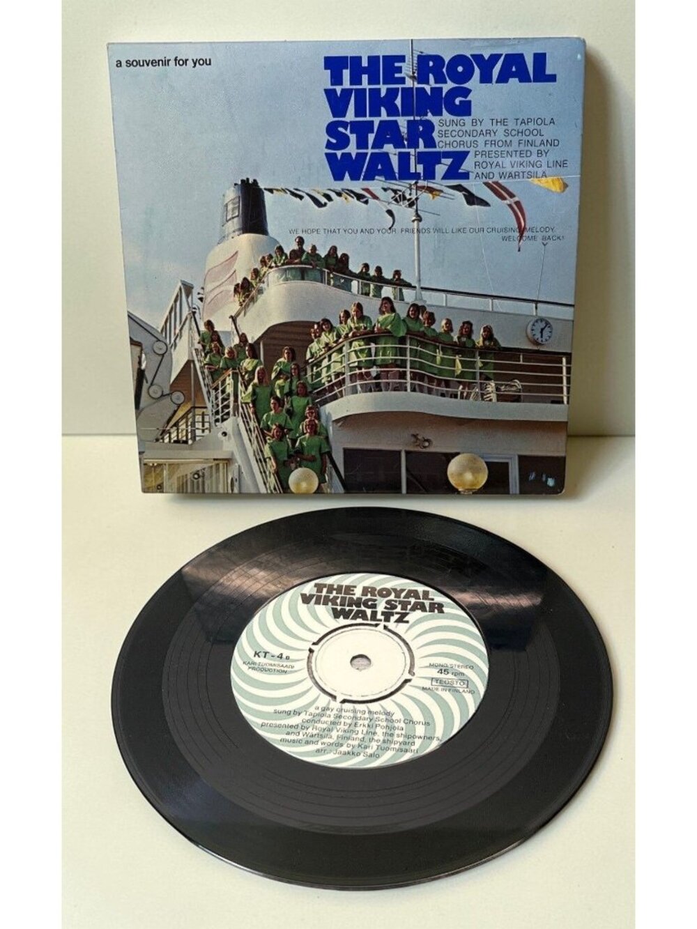 Royal Viking Cruise Line Star Waltz 1970 45 Vinyl Kari Tuomisaari Finland